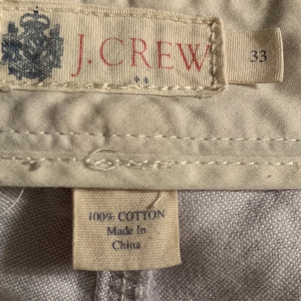 J. Crew Grey Men’s Flat Front Shorts Size 33”